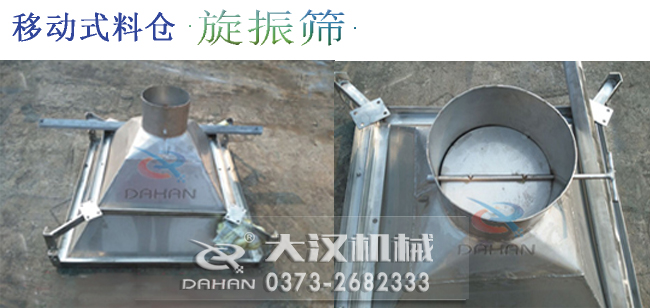 移動(dòng)式料倉旋振篩細(xì)節(jié)